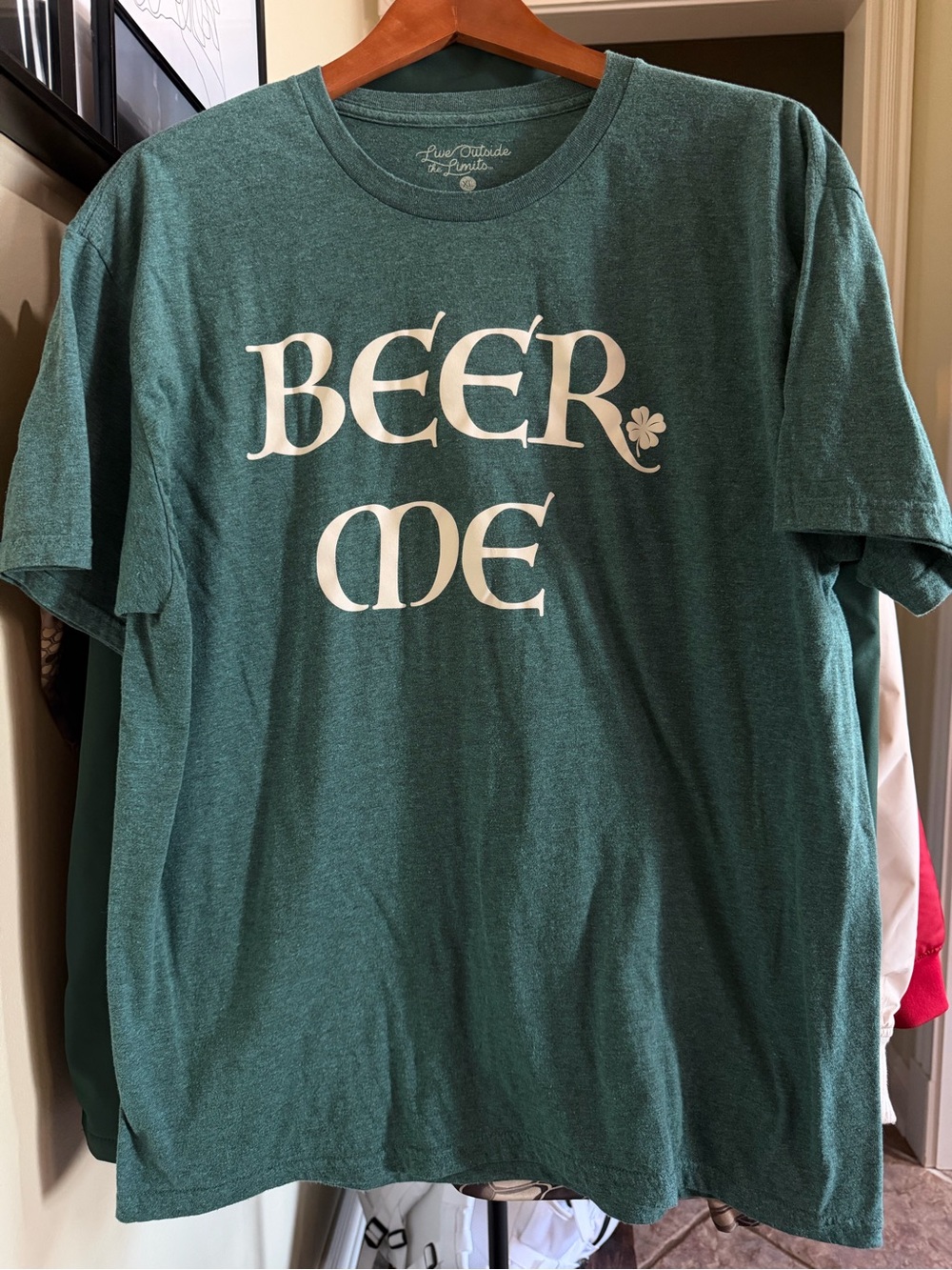 Beer Me Graphic Tee XL Green St. Patrick’s Day Shirt